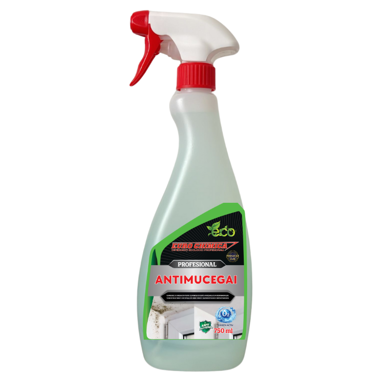 Soluție profesională pe bază de oxigen activ (peroxid) eliminarea rapidă și eficientă a mucegaiului, fungilor și bacteriilor fără clor și fără miros.